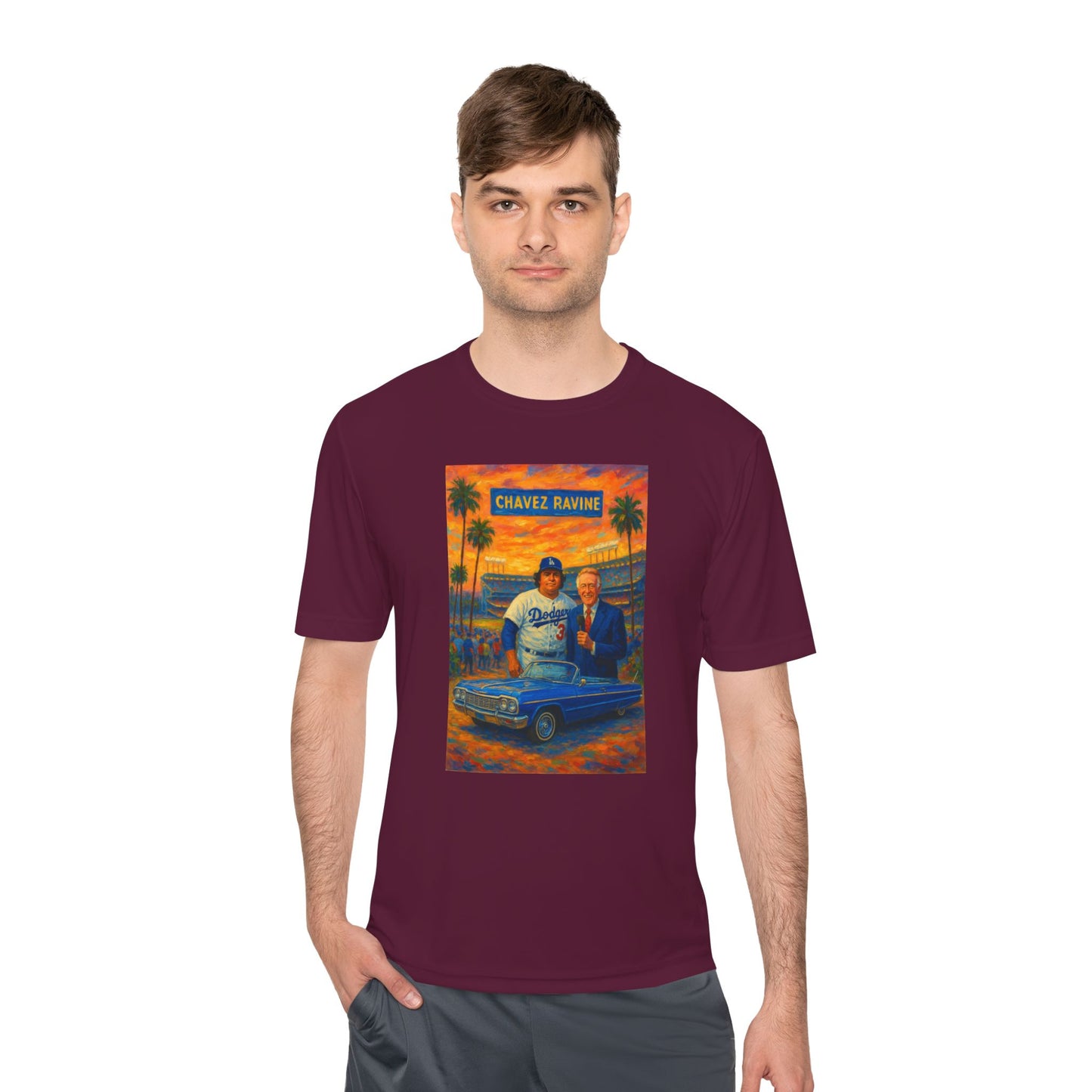 Vin Scully & Fernando Valenzuela - Unisex Moisture Wicking Tee