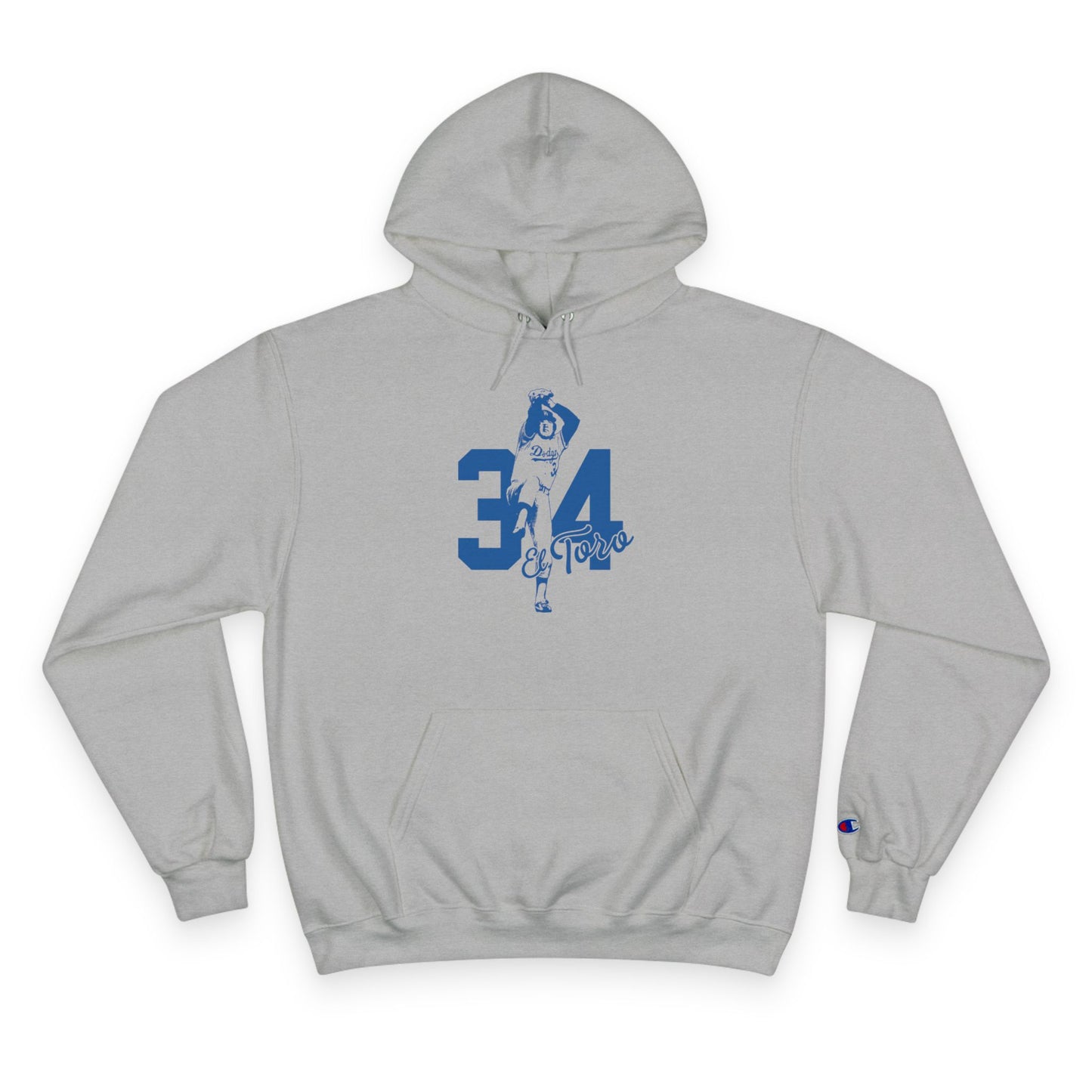 Unisex Fernando Valenzuela "El Toro" Stylish Champion Hoodie - Perfect for Dodger Fans