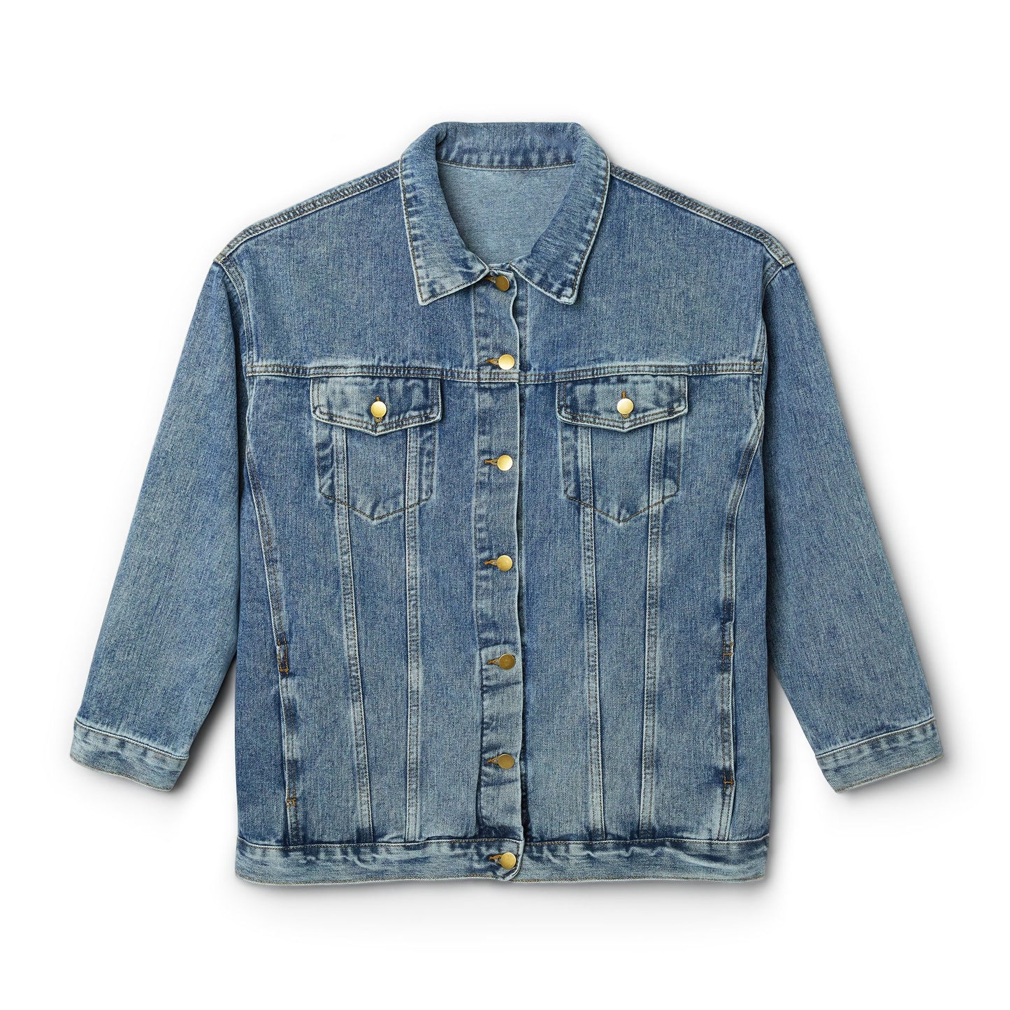 Women's Heart L.A. Denim Jacket - Casual Sportswear for Fans