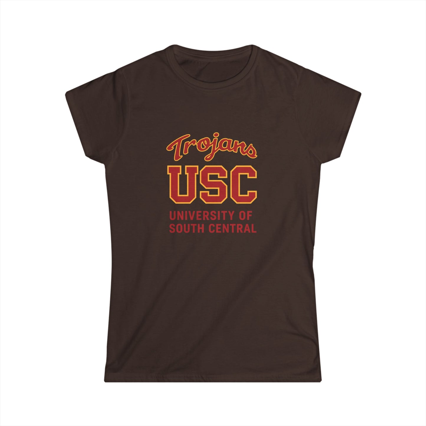 University of South Central USC Women's Softstyle Tee - Comfortable College Spirit Wear