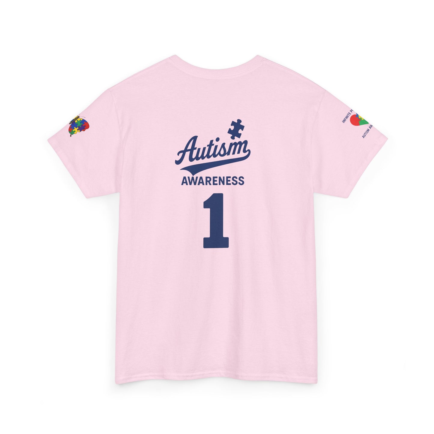 Autism Awareness - Dodgers Tee -Unisex Heavy Cotton Tee - Men & Women