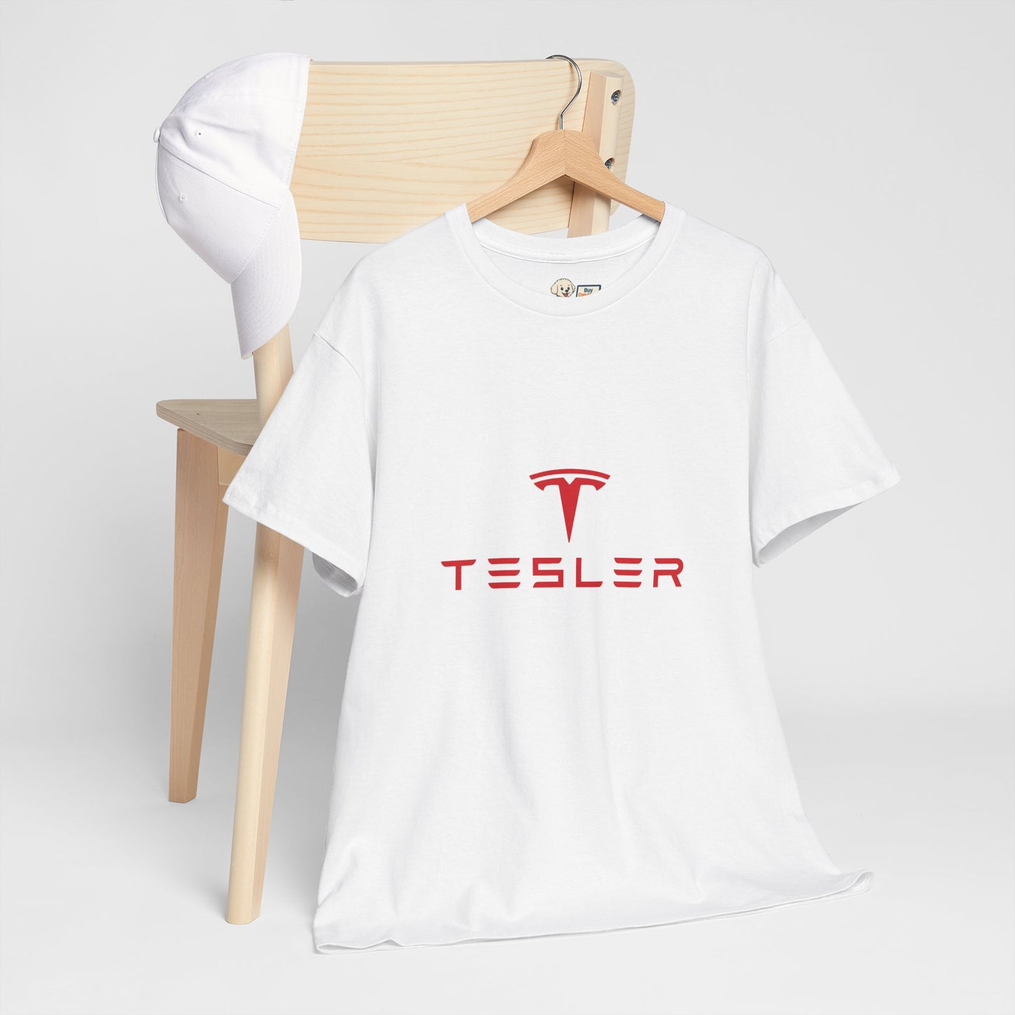 I Love Tesler - Heavy Cotton Tee - Cool Casual Wear