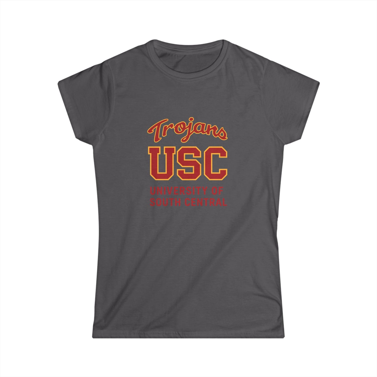 University of South Central USC Women's Softstyle Tee - Comfortable College Spirit Wear