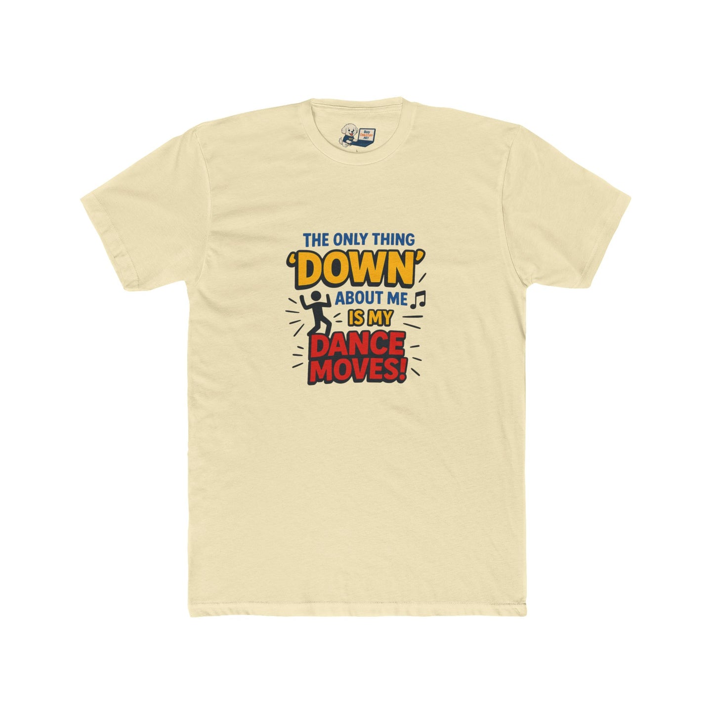 Down Syndrome Awareness "Down to Dance" Unisex Cotton Crew Tee - Dance Design