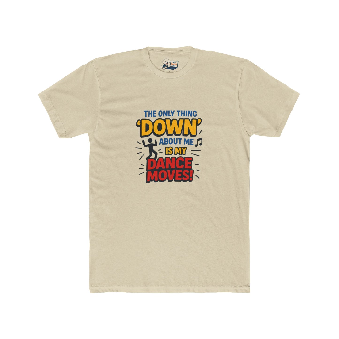 Down Syndrome Awareness "Down to Dance" Unisex Cotton Crew Tee - Dance Design