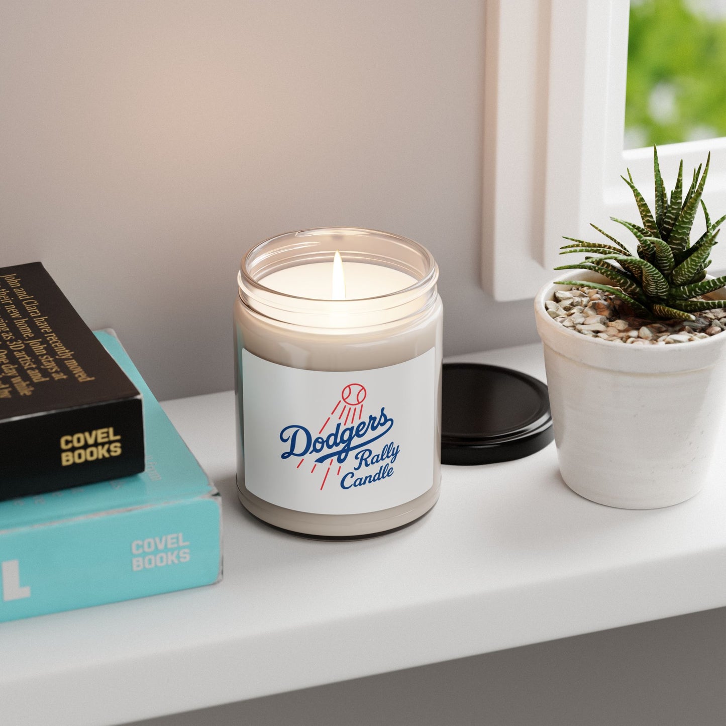 Dodgers Rally Scented Soy Candle - 9oz Decorative Home Fragrance
