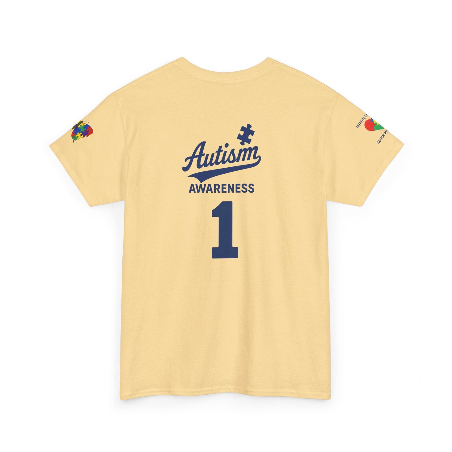 Autism Awareness - Dodgers Tee -Unisex Heavy Cotton Tee - Men & Women