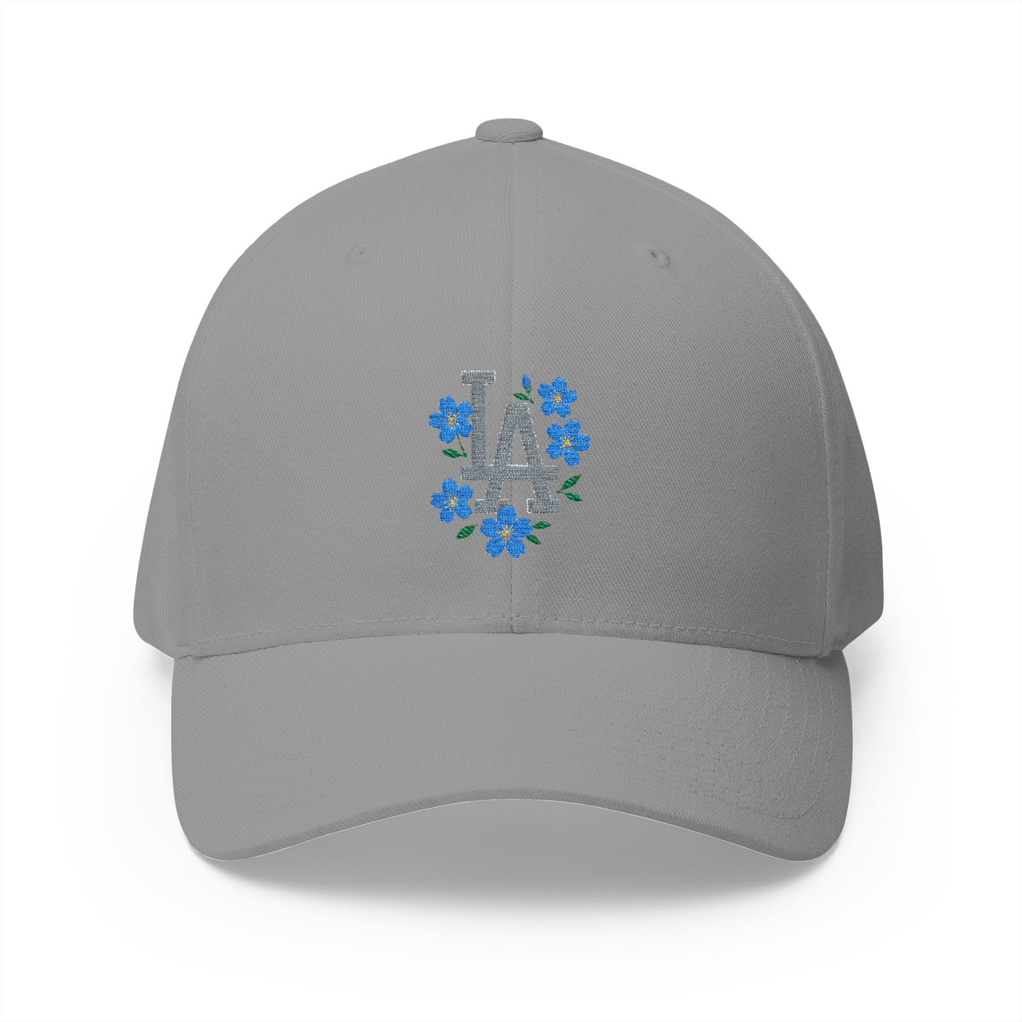 Dodger Chica Women's Floral Embroidered Baseball Cap - Perfect for Sports Fans