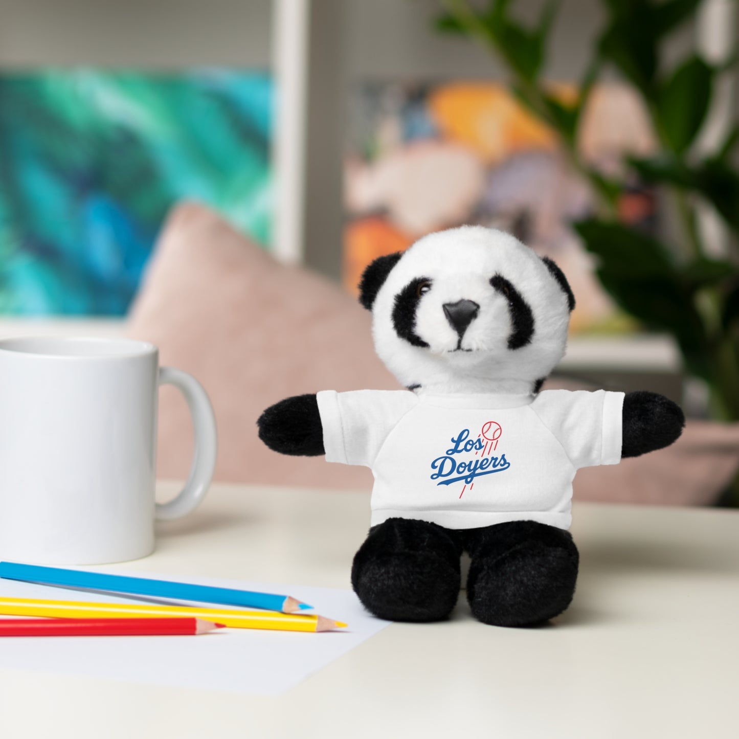 Los Doyers Plush Toy with Tee - Perfect Gift for Sports Fans & Kids