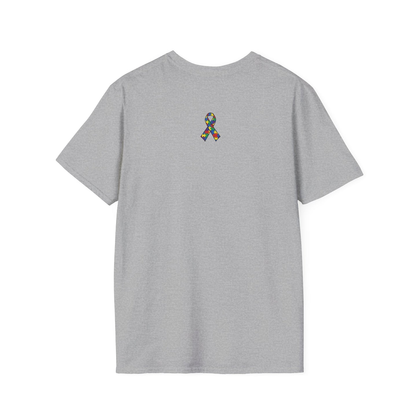 Autism Awareness - "Rainbow Infinity" -  Unisex Softstyle T-Shirt (Various Colors)