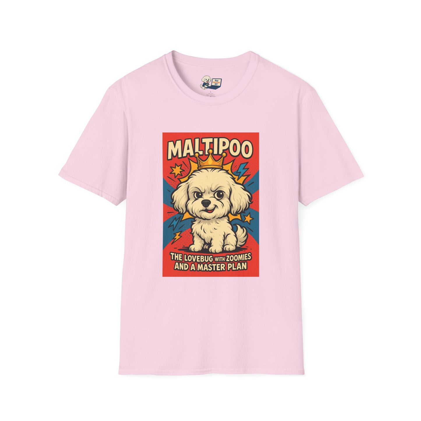 Maltipoo Lovebug Unisex Softstyle T-Shirt – Perfect Gift for Dog Lovers!