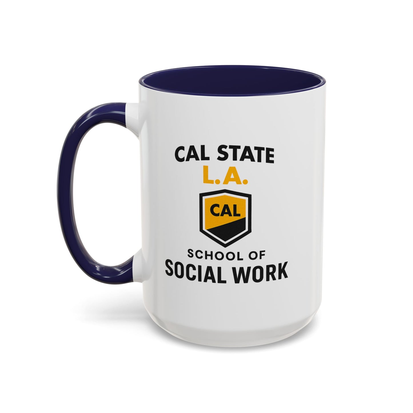 CSULA. - School of Social Work -Accent Mug - 15oz