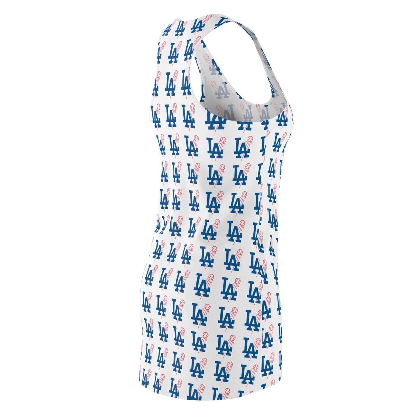 L.A. Logo Dodgers Fan - Women's Racerback Dress - Stylish Game Day Apparel