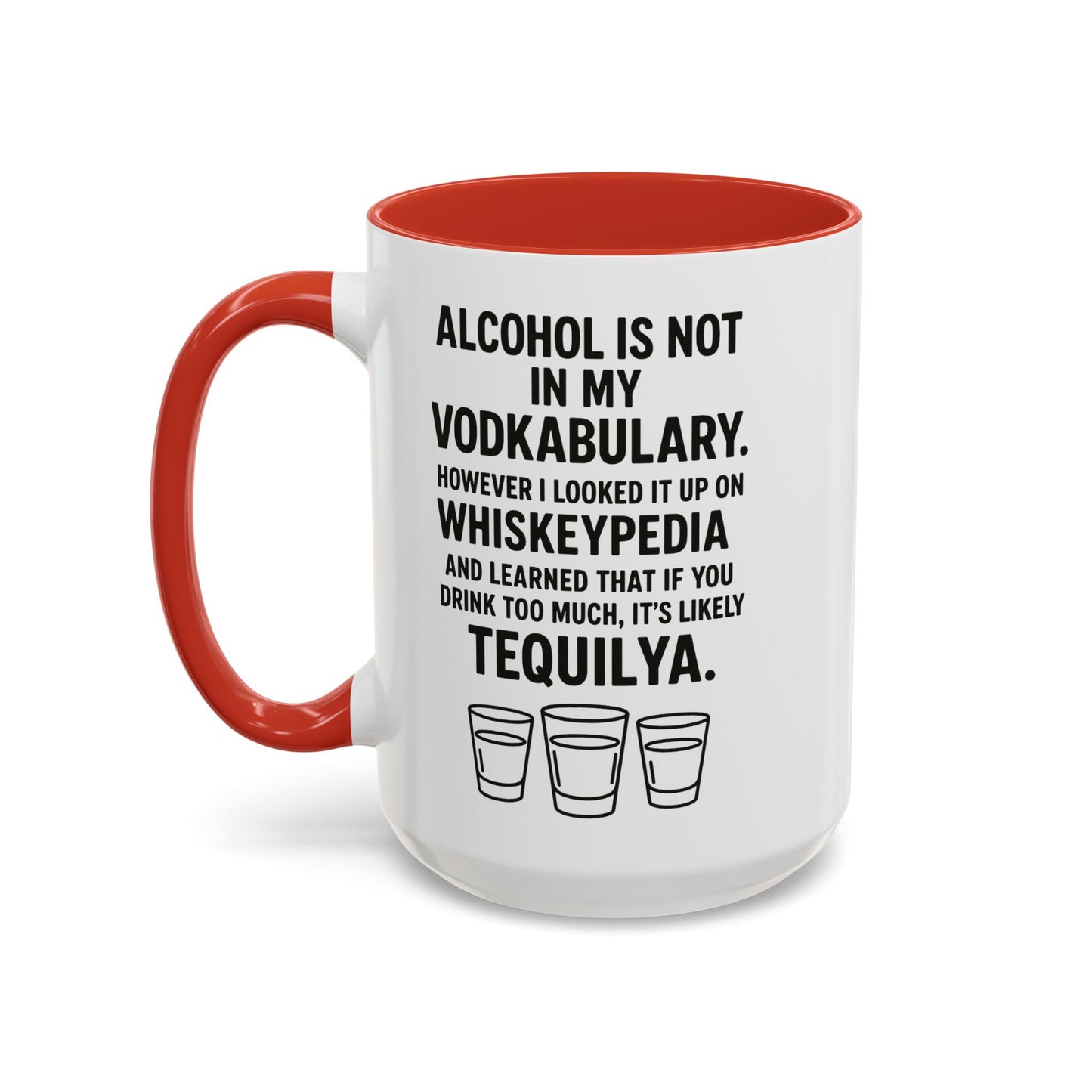 Funny "VODABULARY" Coffee Mug - 15oz - Perfect for Parties and Gifts