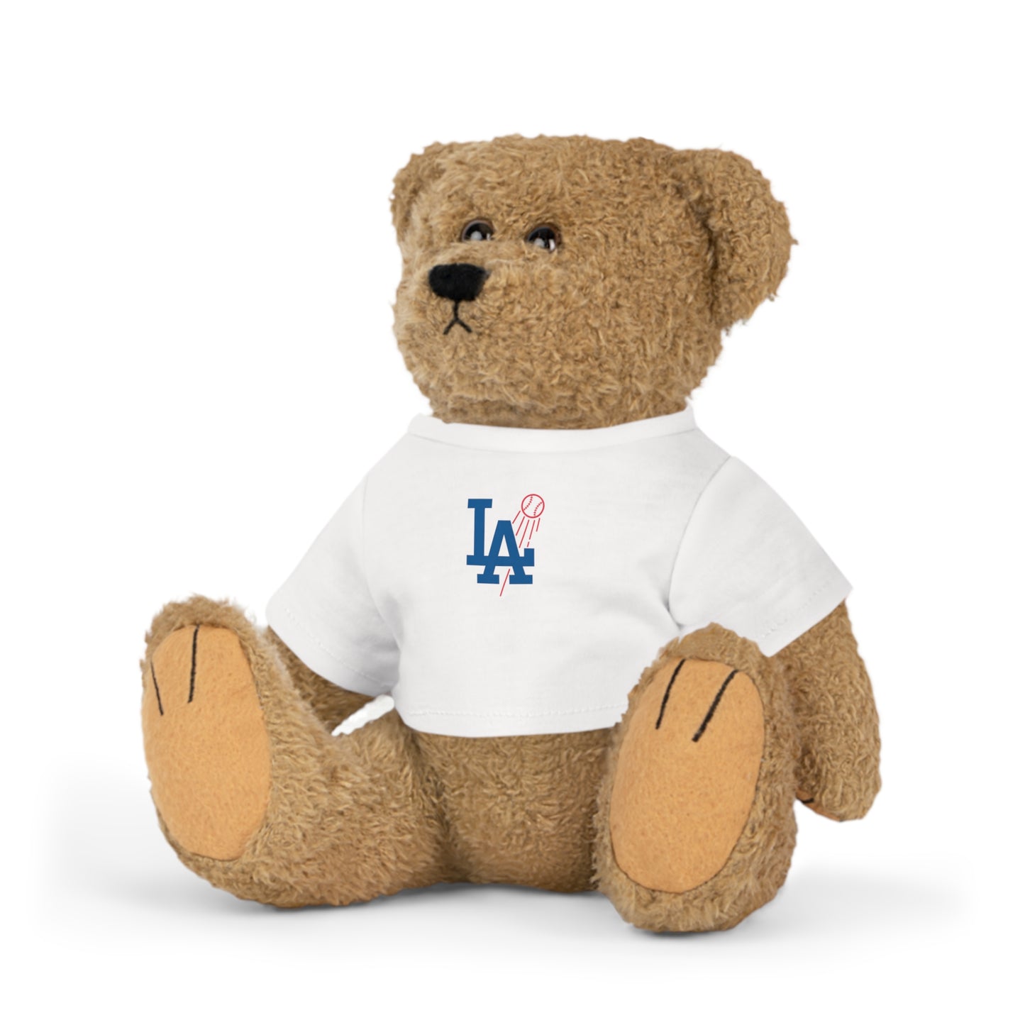 L.A. Logo Dodgers Baseball Plush Toy with T-Shirt - Perfect Gift for Sports Fans & Kids