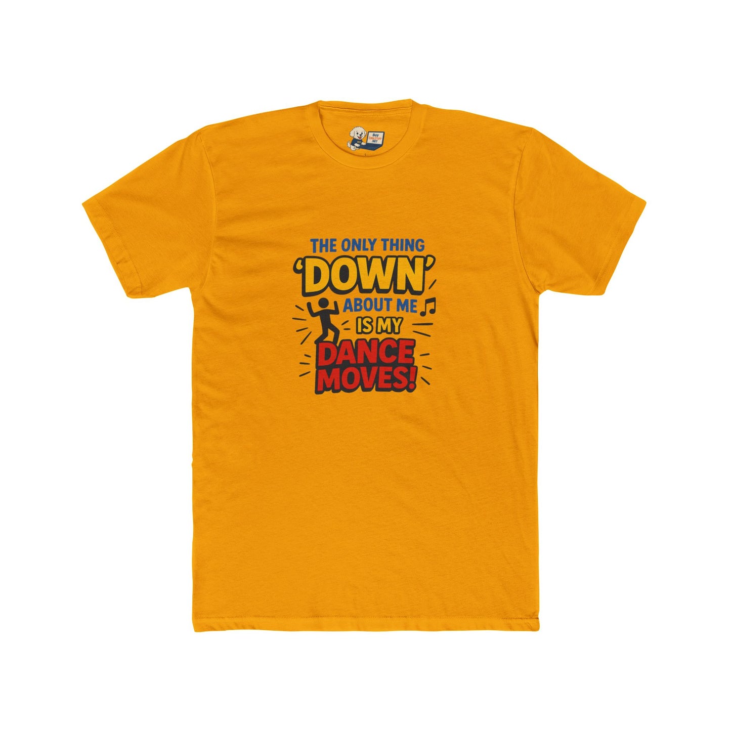 Down Syndrome Awareness "Down to Dance" Unisex Cotton Crew Tee - Dance Design