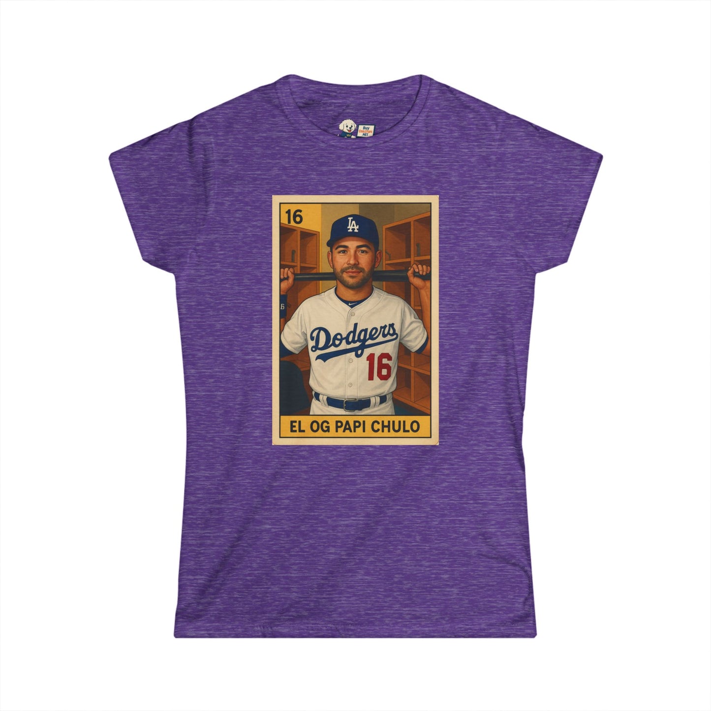 Dodgers - EL OG PAPI CHULO - Andre Eithier- Fun Gift for Sports Fans, Vintage Style T-Shirt, Baseball Fan Apparel, Unique Women's Clothing