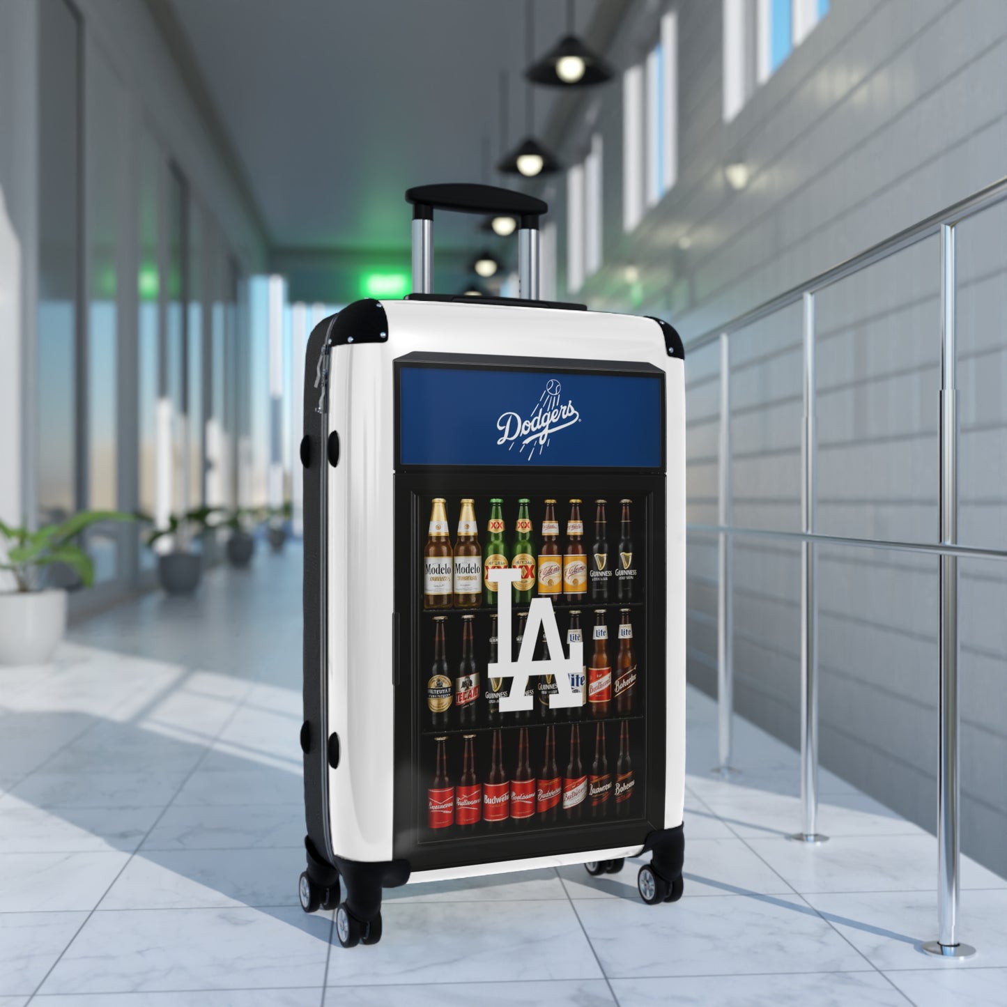 LOS ANGELES DODGERS BEER FRIDGE - CARRY ON LUGGAGE