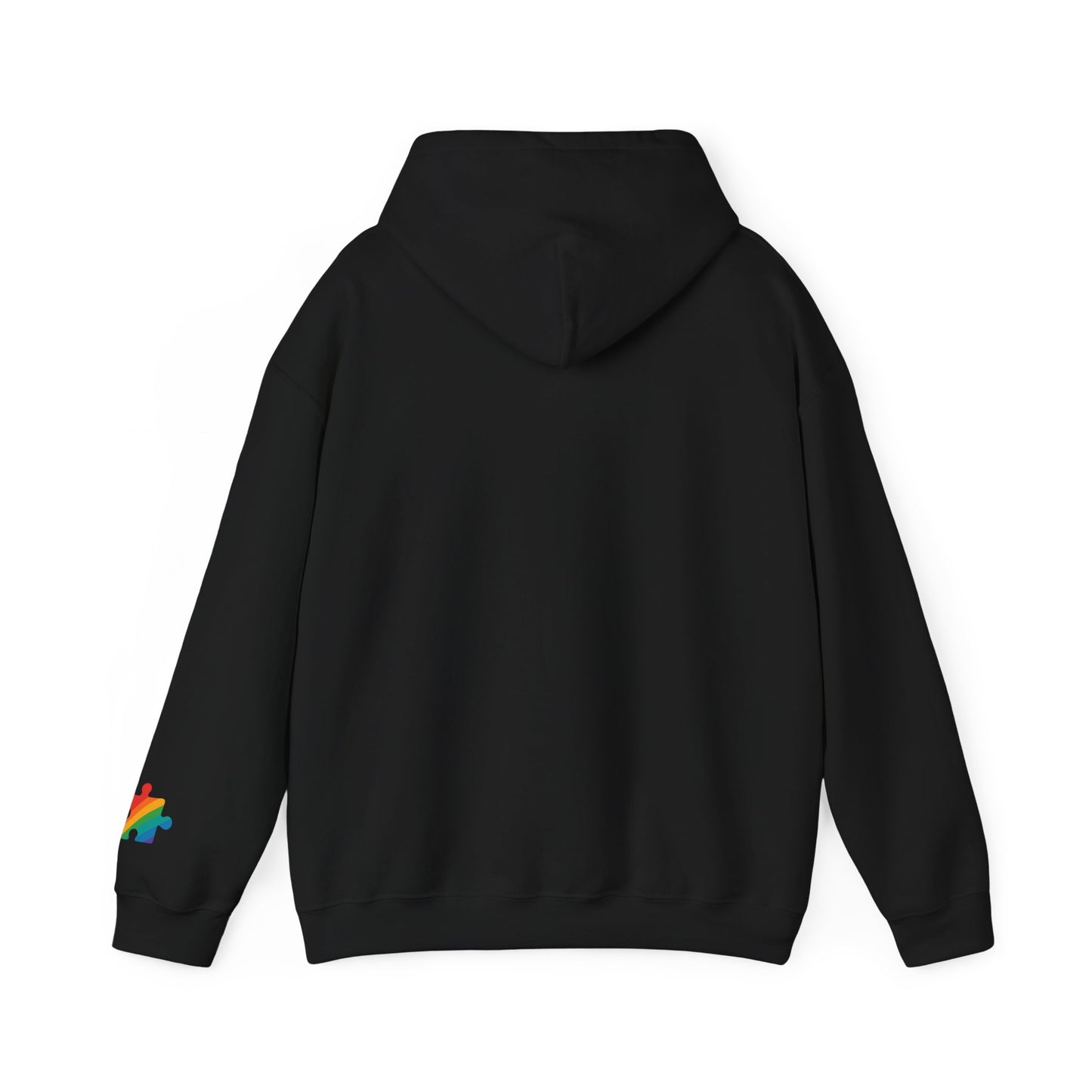 Autism Awareness - Unisex Hooded Sweatshirt - Colorful Ribbon Design