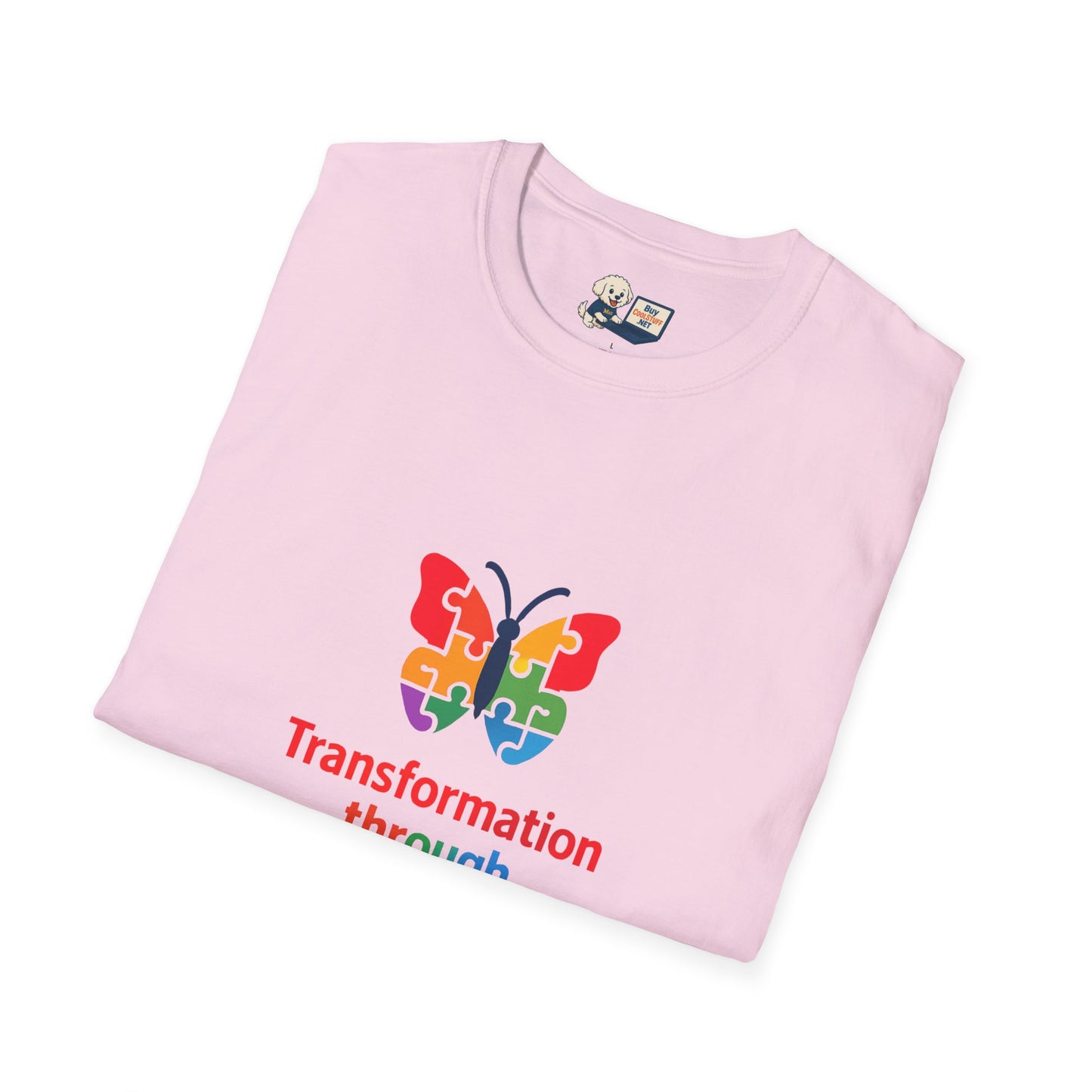 Autism Awareness - "Transformation Through Understanding" -  Unisex Softstyle T-Shirt (Various Colors)