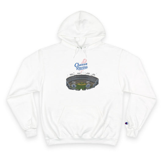 Chavez Ravine Champion Unisex Dodger Hoodie - Comfortable & Stylish for Baseball Fans