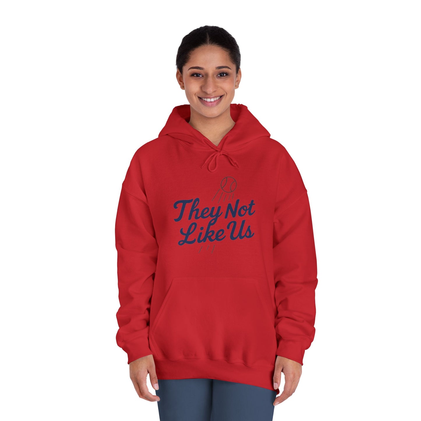 Dodgers "They Not Like Us" - Unisex Baseball Hoodie  - Original Design