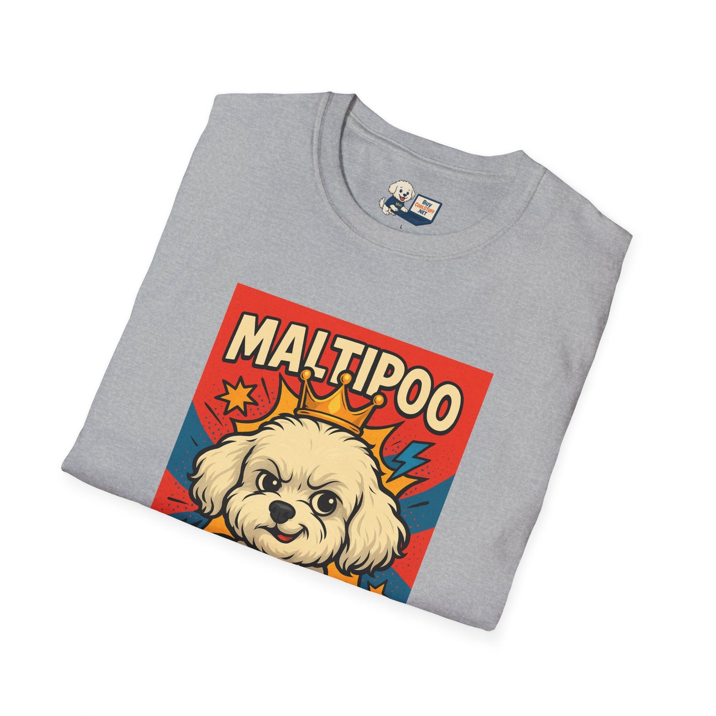 Maltipoo Lovebug Unisex Softstyle T-Shirt – Perfect Gift for Dog Lovers!