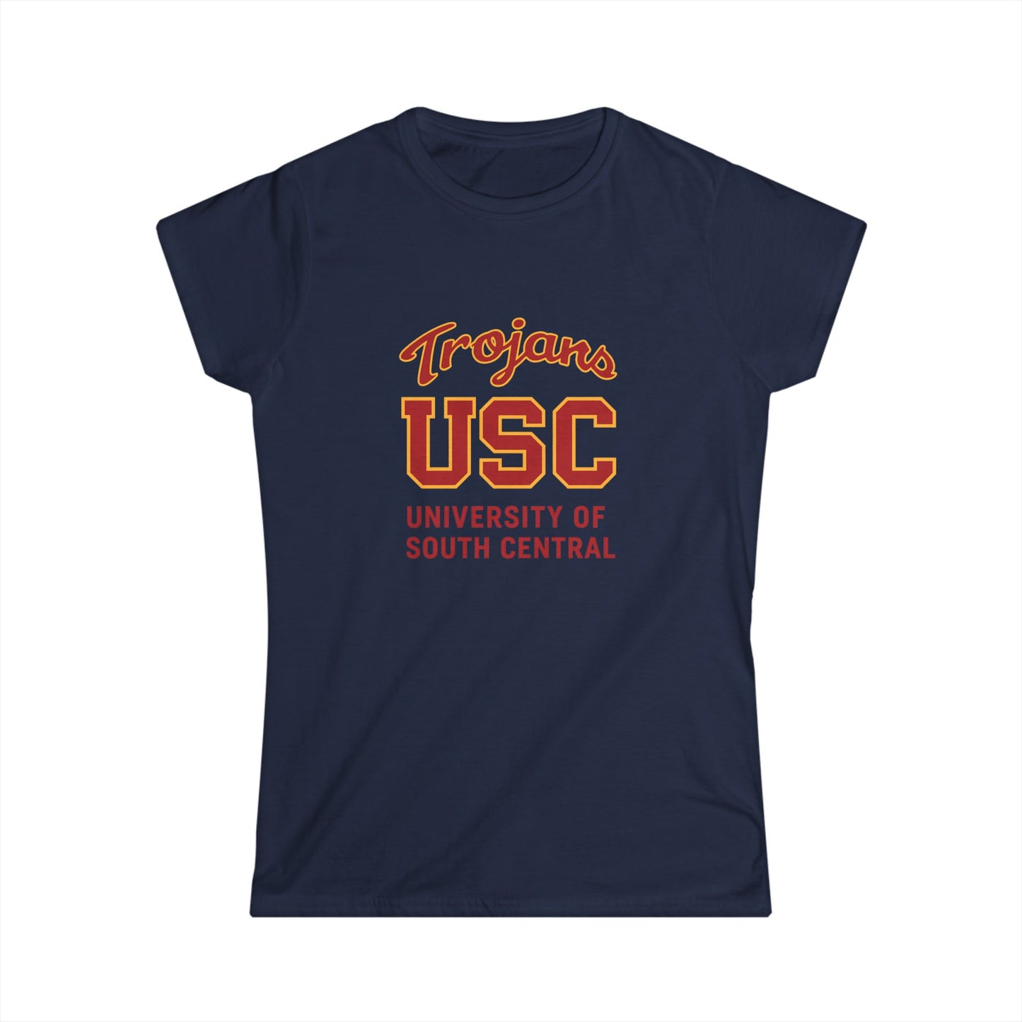 University of South Central USC Women's Softstyle Tee - Comfortable College Spirit Wear