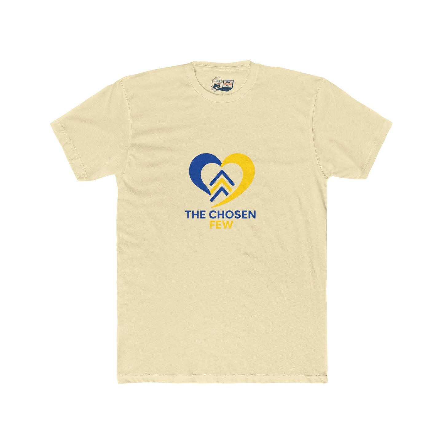 Down Syndrome Awareness "The Chosen Few" Unisex Cotton Crew Tee - Heart Design