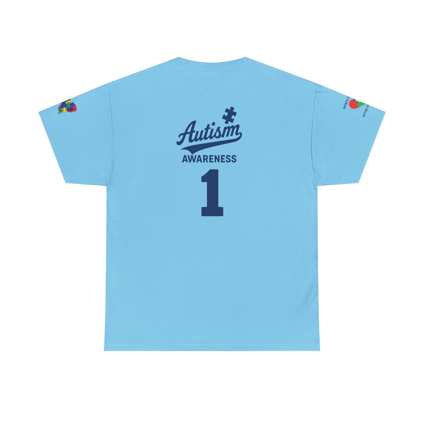 Autism Awareness - Dodgers Tee -Unisex Heavy Cotton Tee - Men & Women