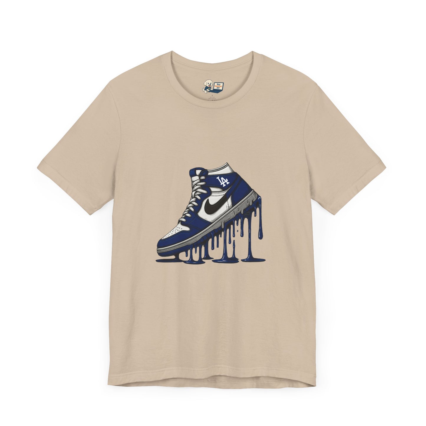 Dodgers "They Not Like Us" -Dripping Sneakers Unisex Tee - Original Design