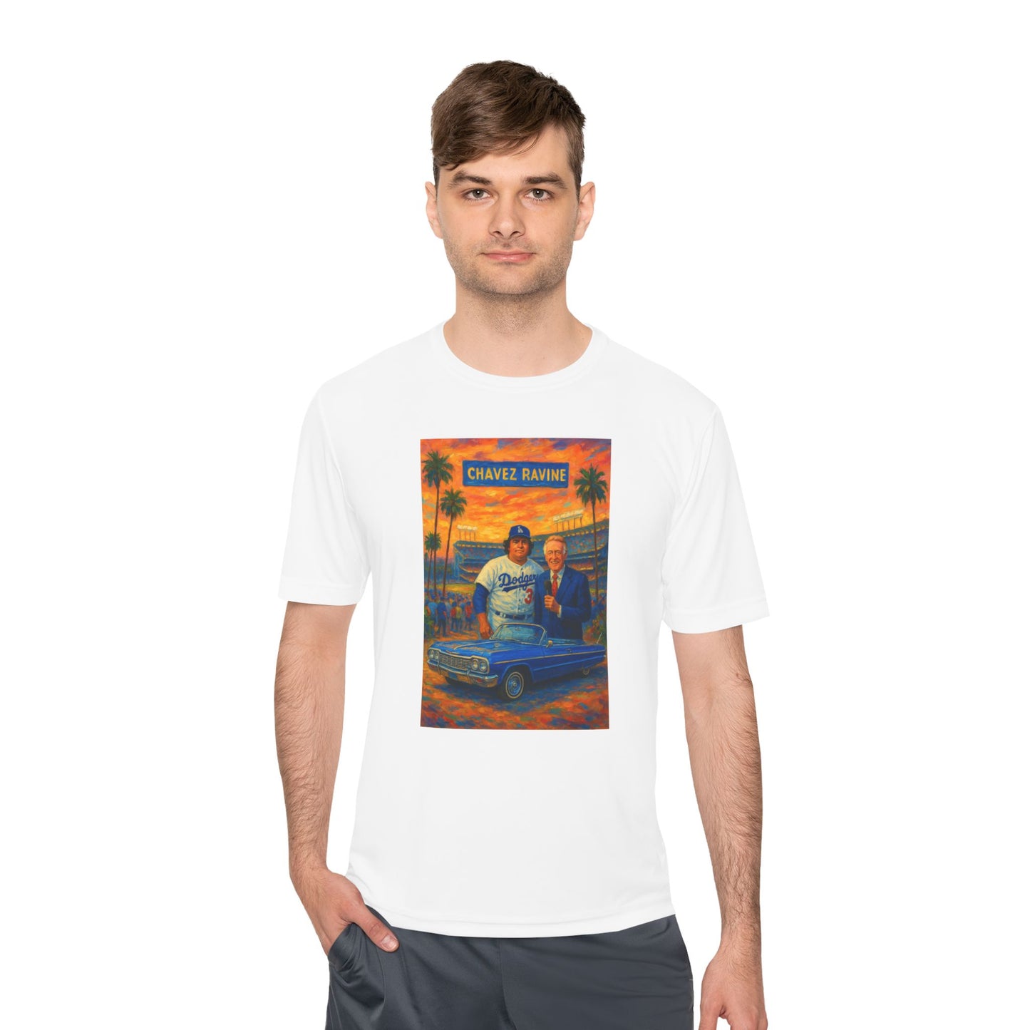 Vin Scully & Fernando Valenzuela  - Unisex Moisture Wicking Tee