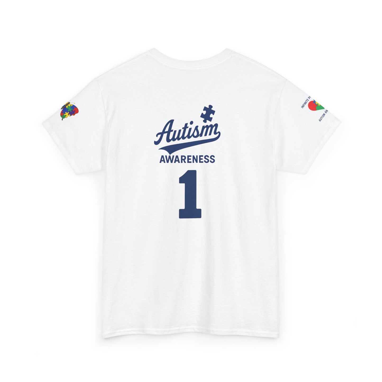 Autism Awareness - Dodgers Tee -Unisex Heavy Cotton Tee - Men & Women