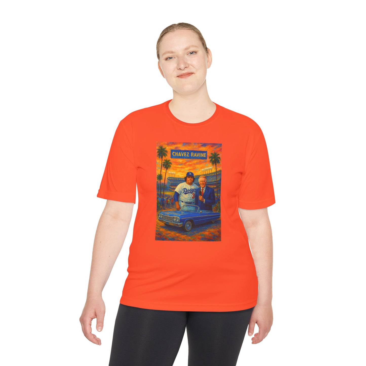 Vin Scully & Fernando Valenzuela  - Unisex Moisture Wicking Tee