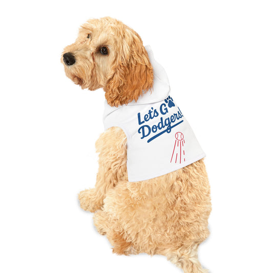 Let's Go Dodgers! Pet Hoodie - Your Furry Friend's Game Day Outfit! Go Dodgers
