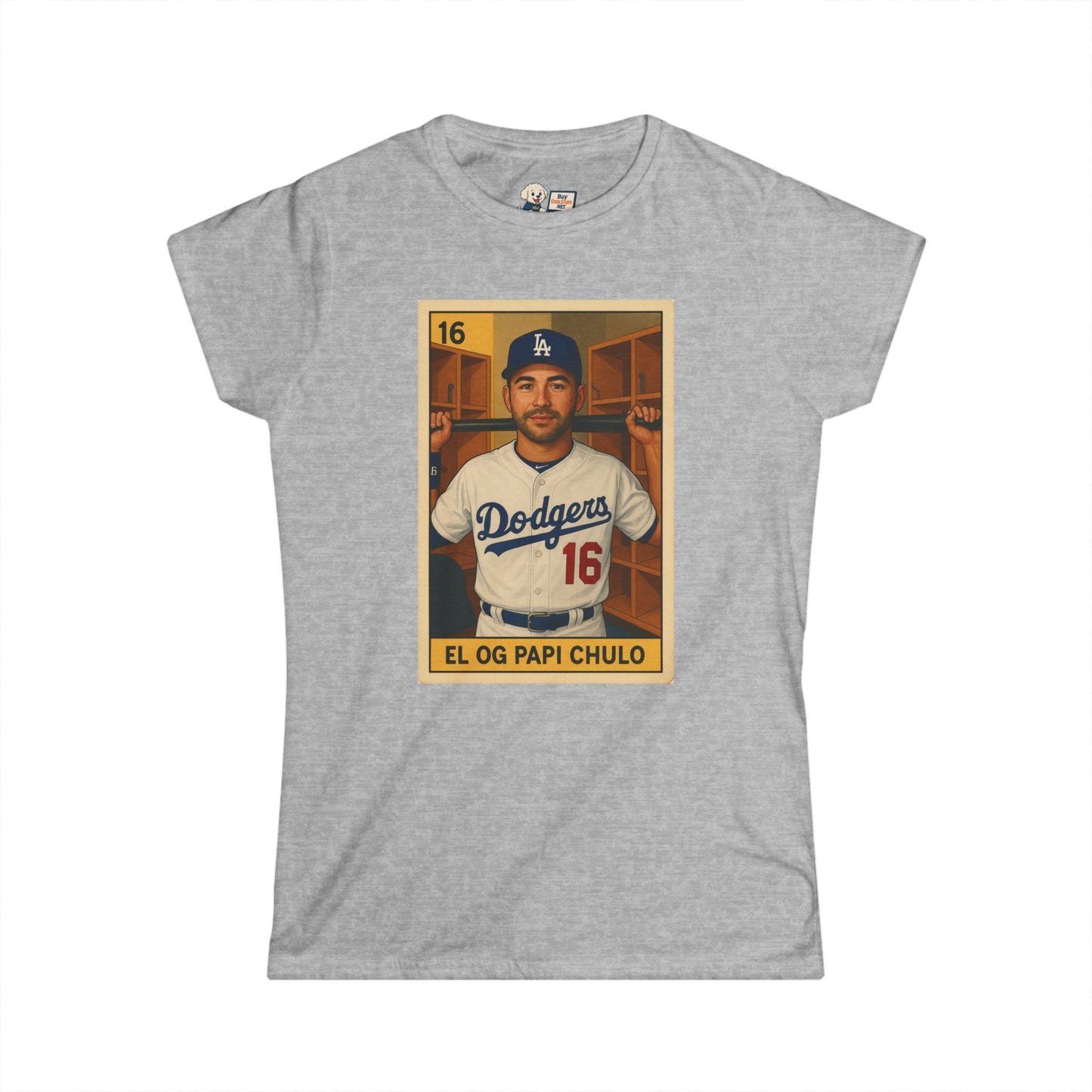 Dodgers - EL OG PAPI CHULO - Andre Eithier- Fun Gift for Sports Fans, Vintage Style T-Shirt, Baseball Fan Apparel, Unique Women's Clothing