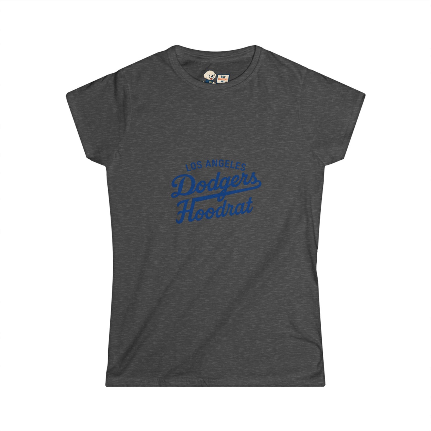 Los Angeles Dodgers Hoodrat - Women's Softstyle Tee - Perfect for Game Day!