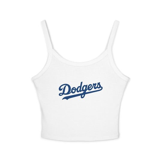 Dodgers "Baddie" Tank - Stylish Women's Spaghetti Strap Tank Top