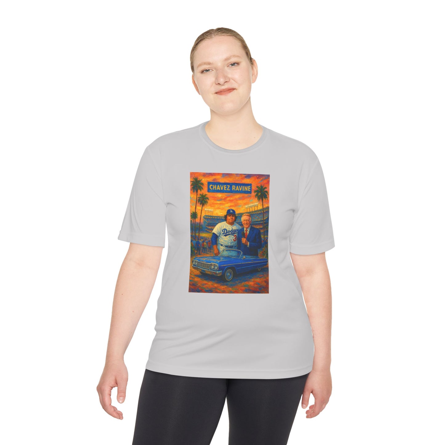 Vin Scully & Fernando Valenzuela  - Unisex Moisture Wicking Tee