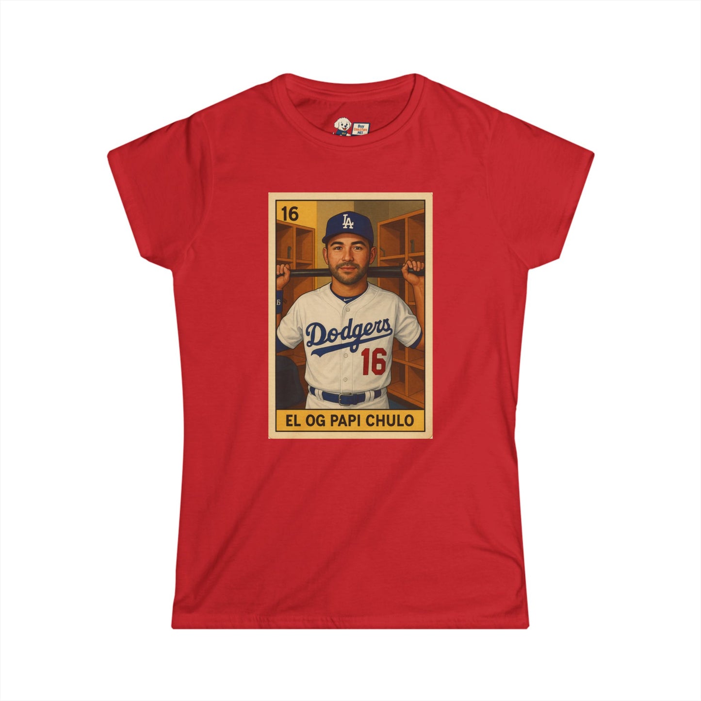 Dodgers - EL OG PAPI CHULO - Andre Eithier- Fun Gift for Sports Fans, Vintage Style T-Shirt, Baseball Fan Apparel, Unique Women's Clothing
