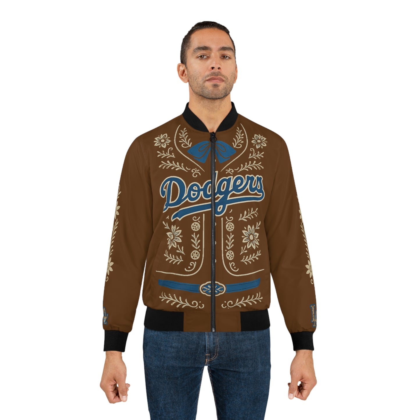 Los Angeles Dodgers- Men's Mariachi Bomber - Brown