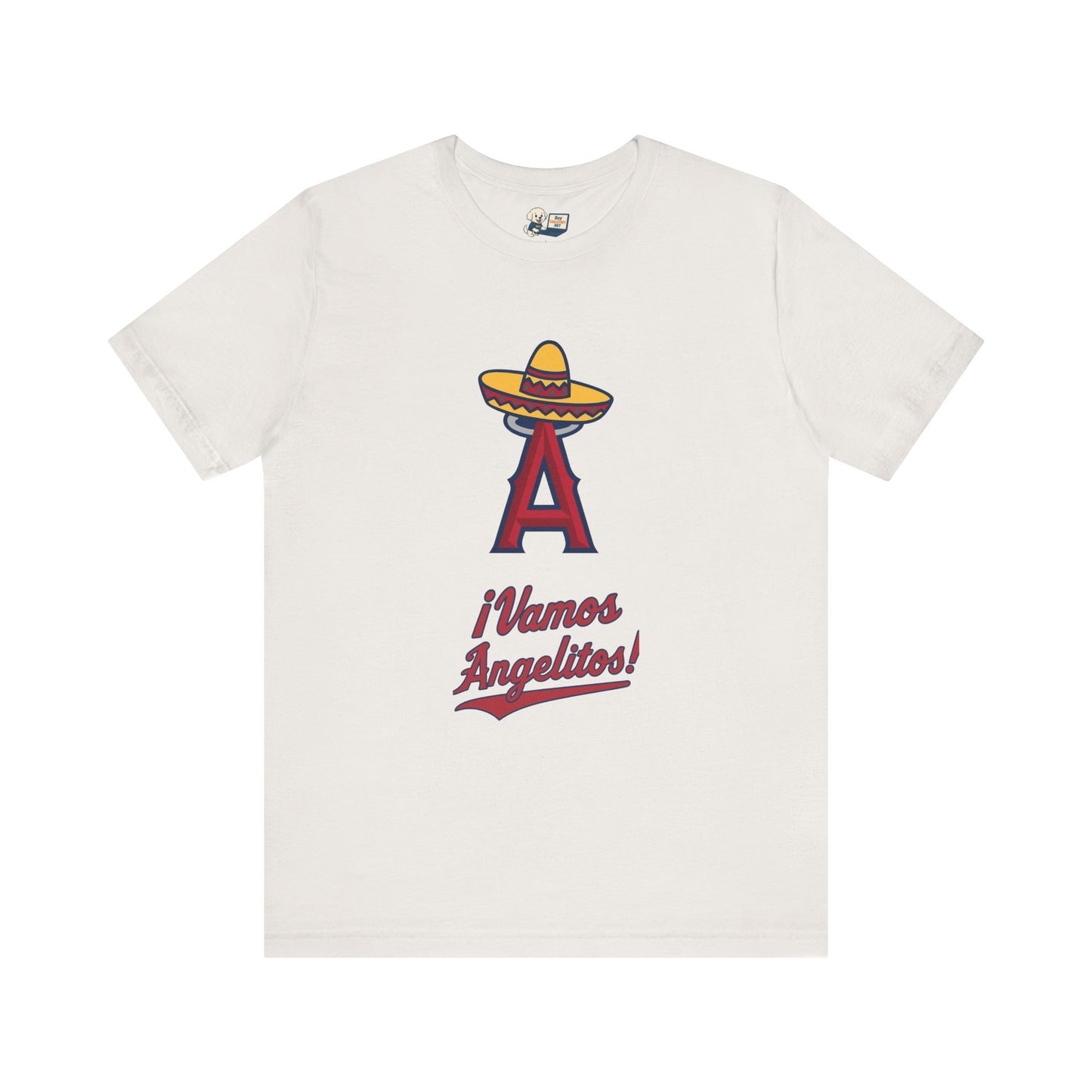 ¡Vamos Angelitos! Unisex Short Sleeve Tee - Fun and Festive Casual Wear - Angels