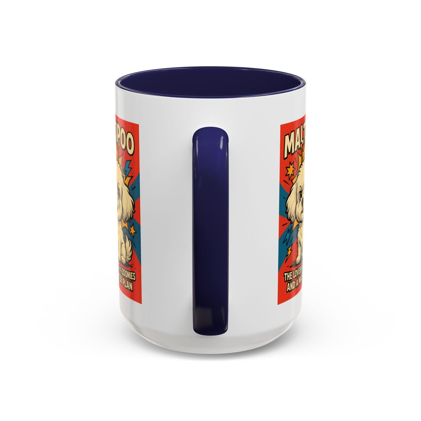 Maltipoo Lovebug Coffee Mug - Fun 15oz Accent Mug for Dog Lovers