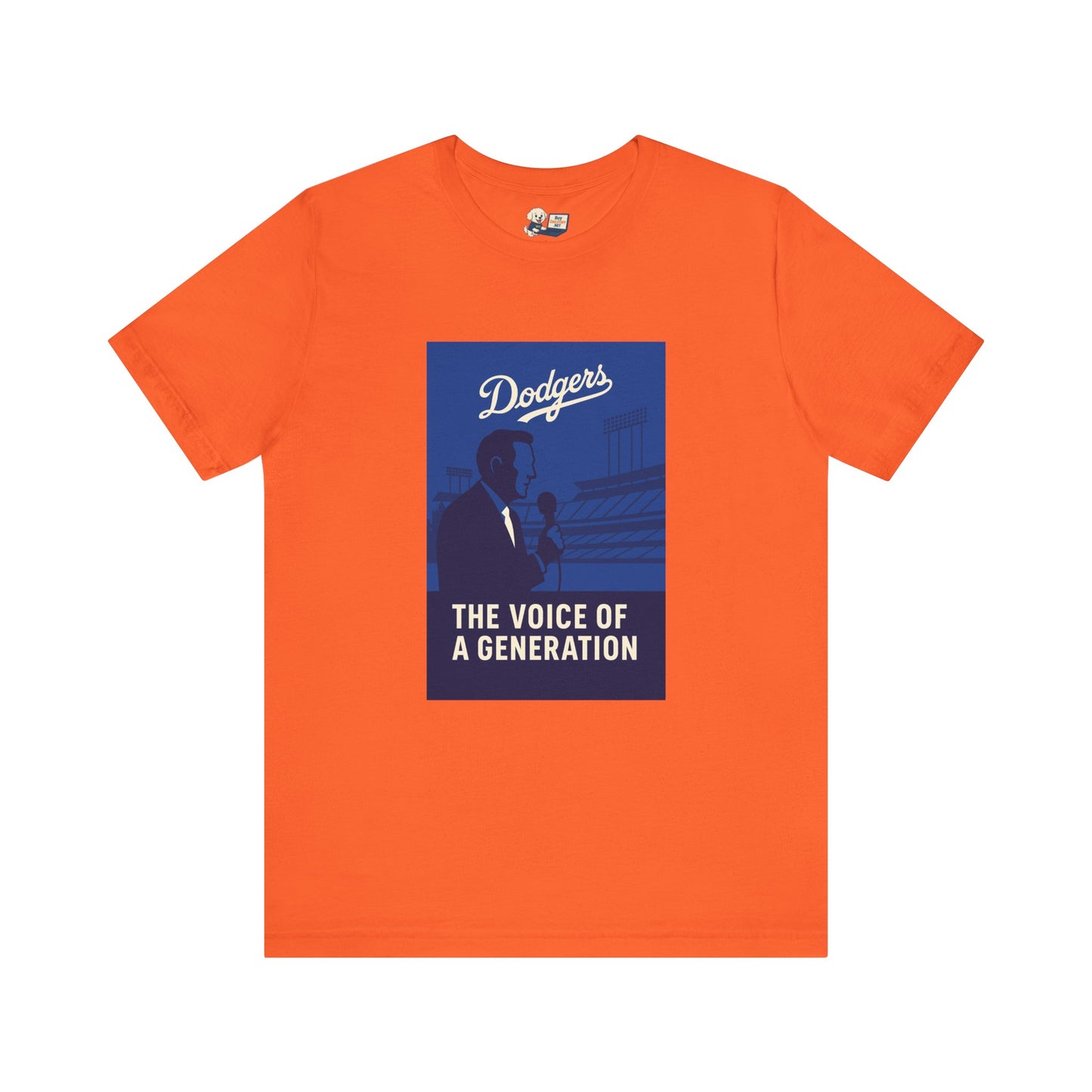 Dodgers Vin Scully "The Voice Of A Generation"  Tee - Unisex Jersey Short Sleeve