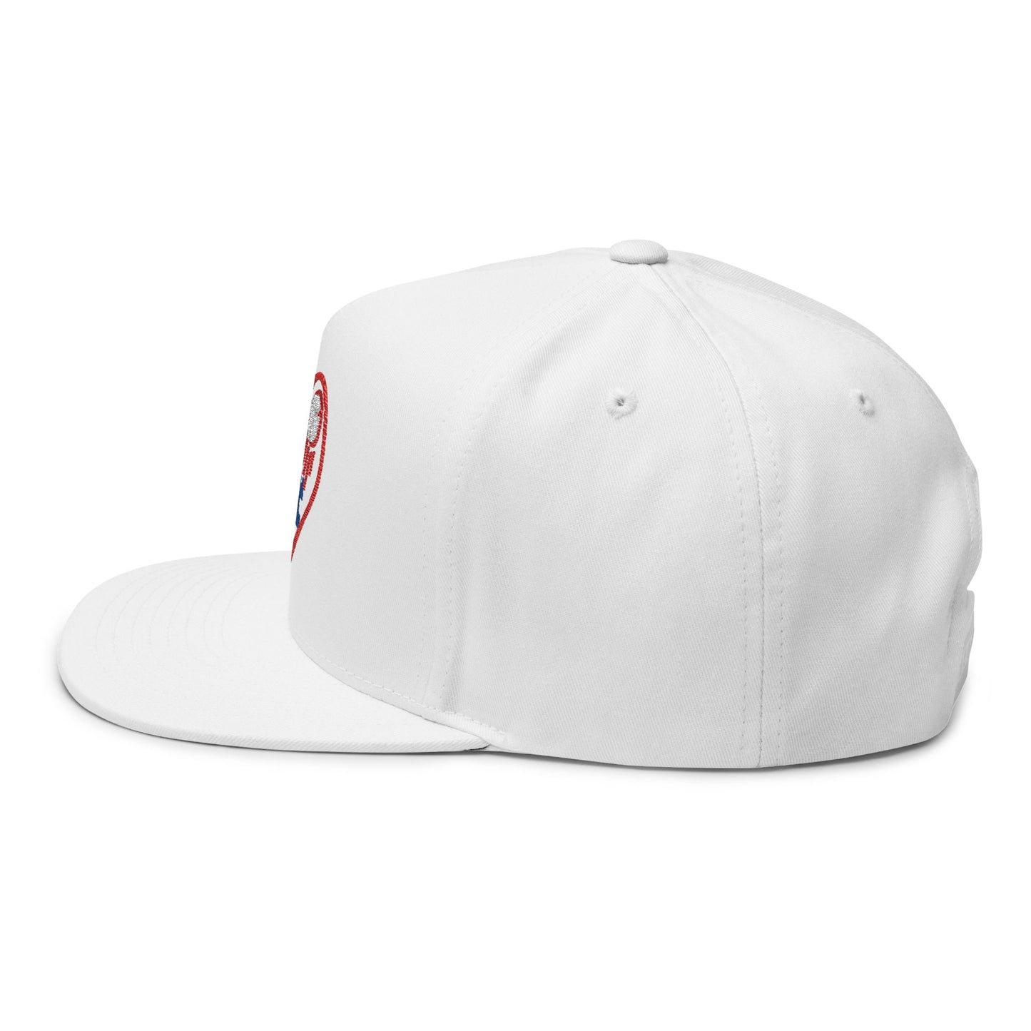 L.A. Heart Embroidered Flat Bill Cap - Perfect Gift for Men & Women