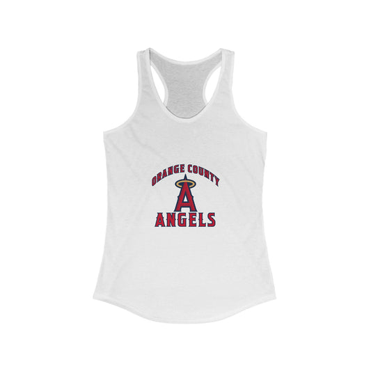 Orange County Angels Women's Racerback Tank Top - Sporty & Stylish Athletic Wear