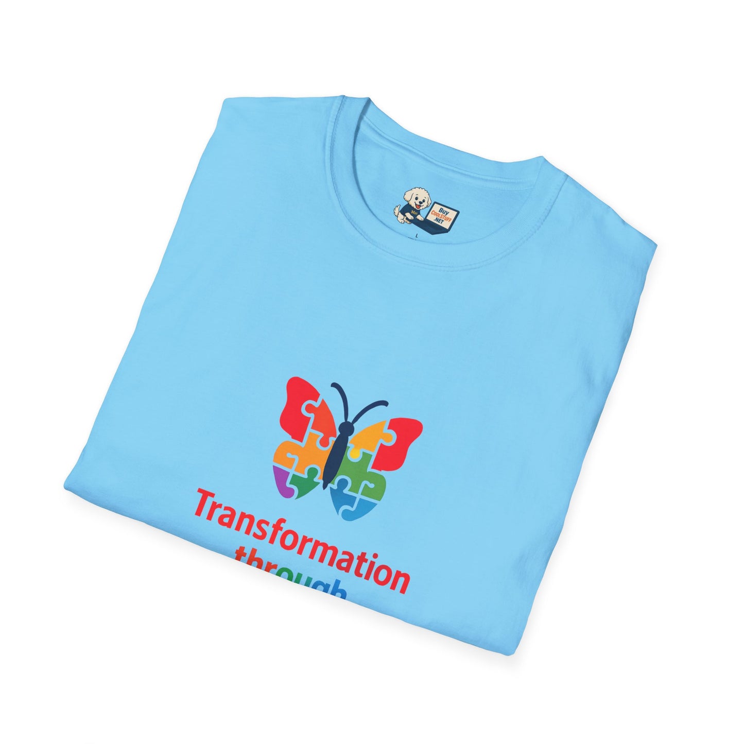 Autism Awareness - "Transformation Through Understanding" -  Unisex Softstyle T-Shirt (Various Colors)