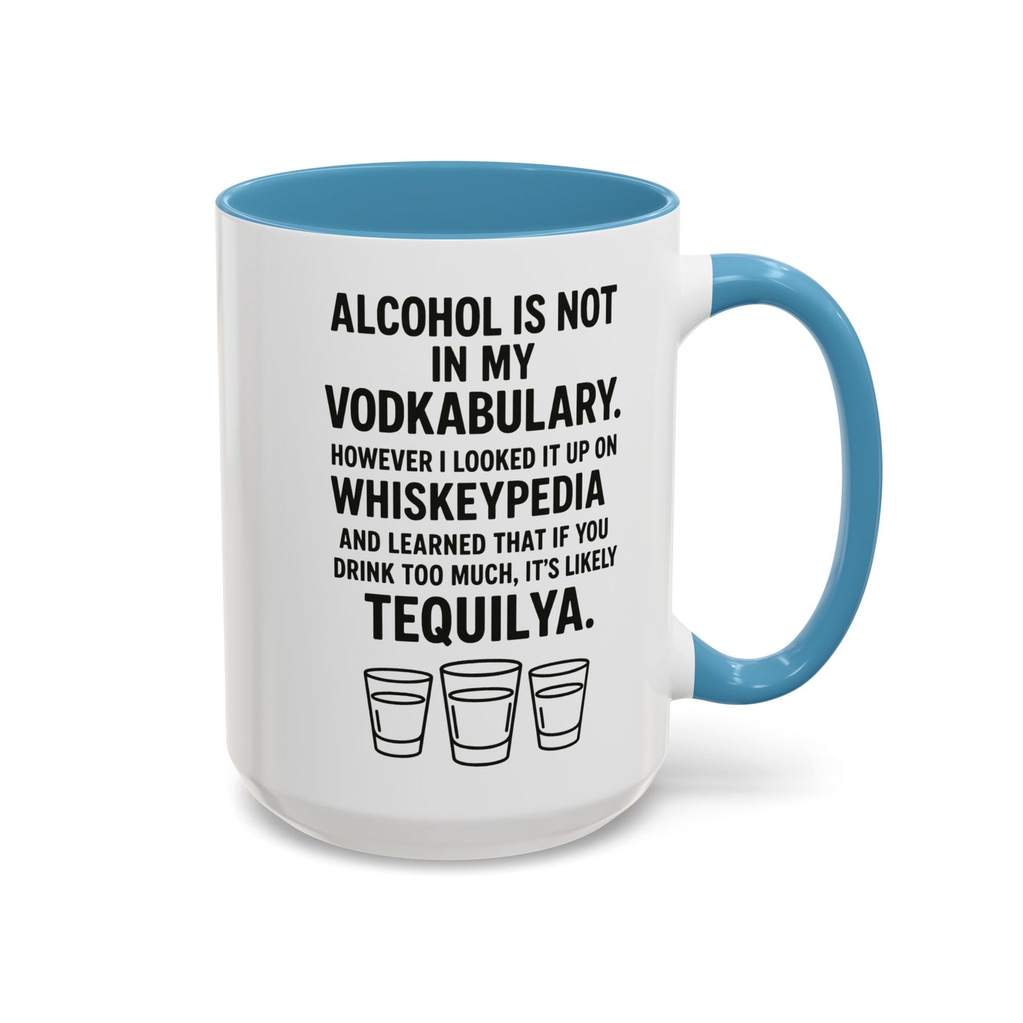 Funny "VODABULARY" Coffee Mug - 15oz - Perfect for Parties and Gifts