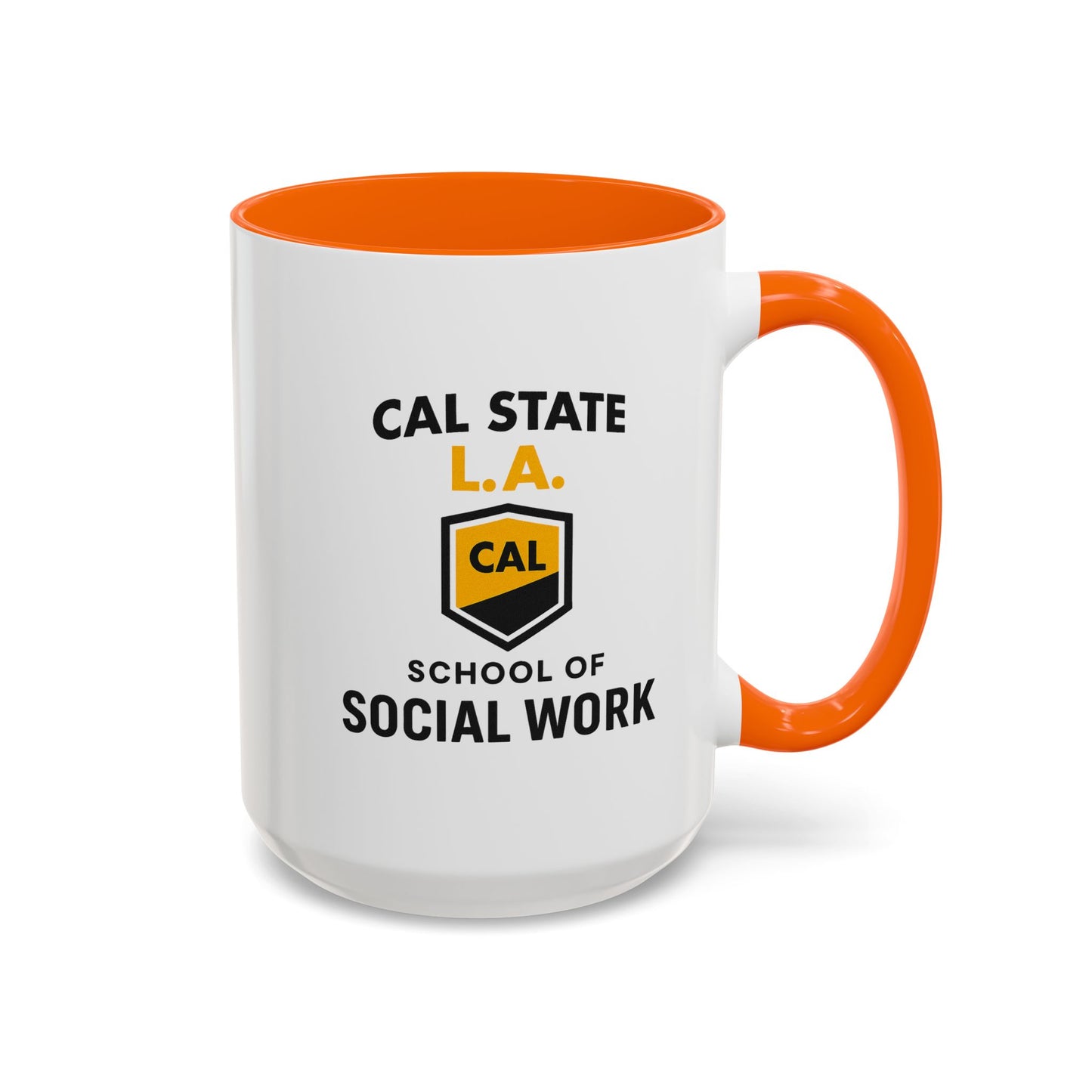 CSULA. - School of Social Work -Accent Mug - 15oz