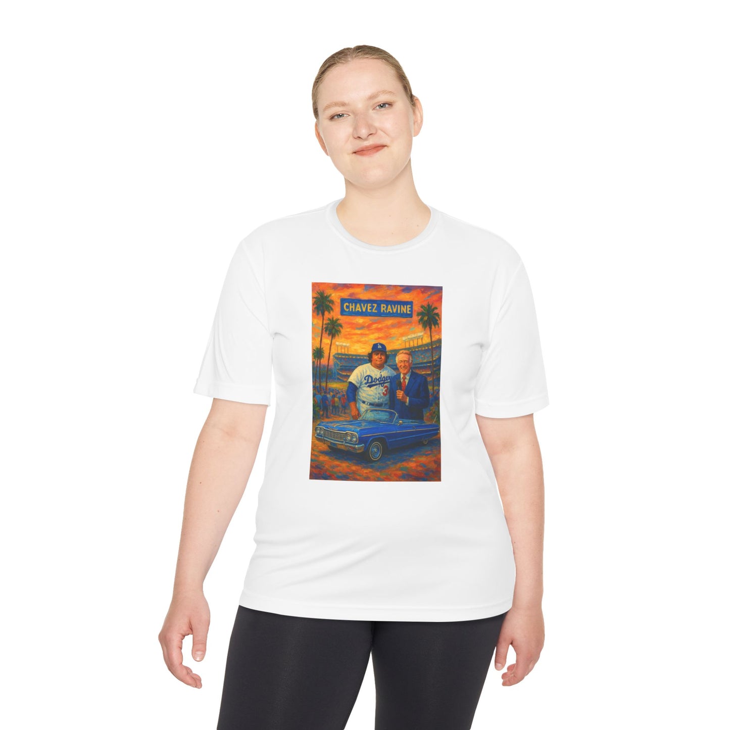 Vin Scully & Fernando Valenzuela  - Unisex Moisture Wicking Tee
